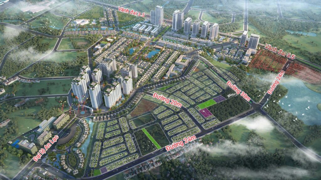 Đất dịch vụ Vân Canh đường 24m